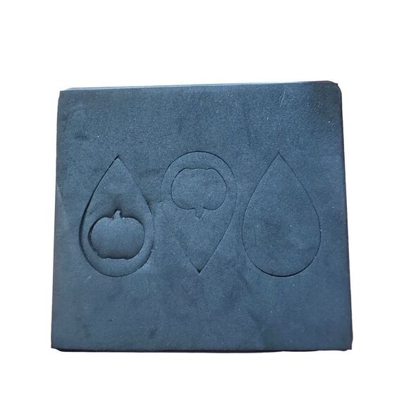 Pumpkin Teardrop Leather Earring Die Compatible with Sizzix Big Shot - Picture 4 of 7